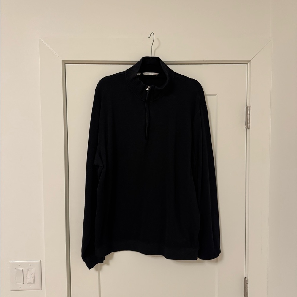 Cutter & Buck Black Half-Zip Sweater